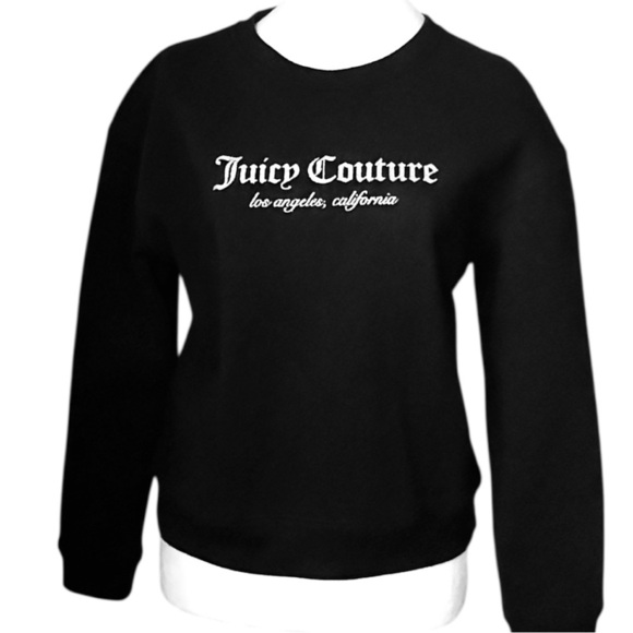 Juicy Couture Black Crew Neck Sweater small new - Picture 1 of 6